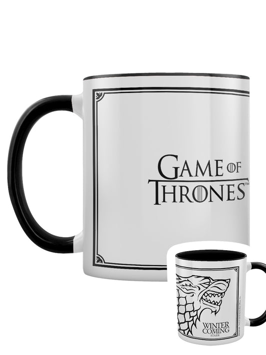 Game of Thrones Stark Black Coloured Inner Mug