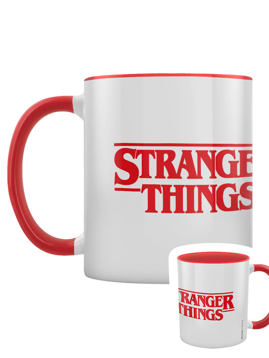 Stranger Things Logo Red Coloured Inner Mug