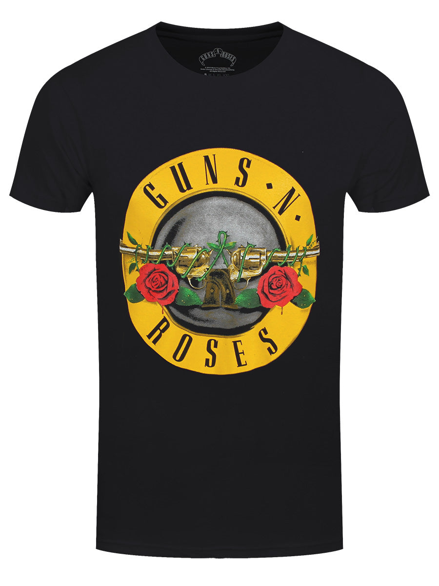 Guns N Roses Classic Logo Men's Black T-Shirt
