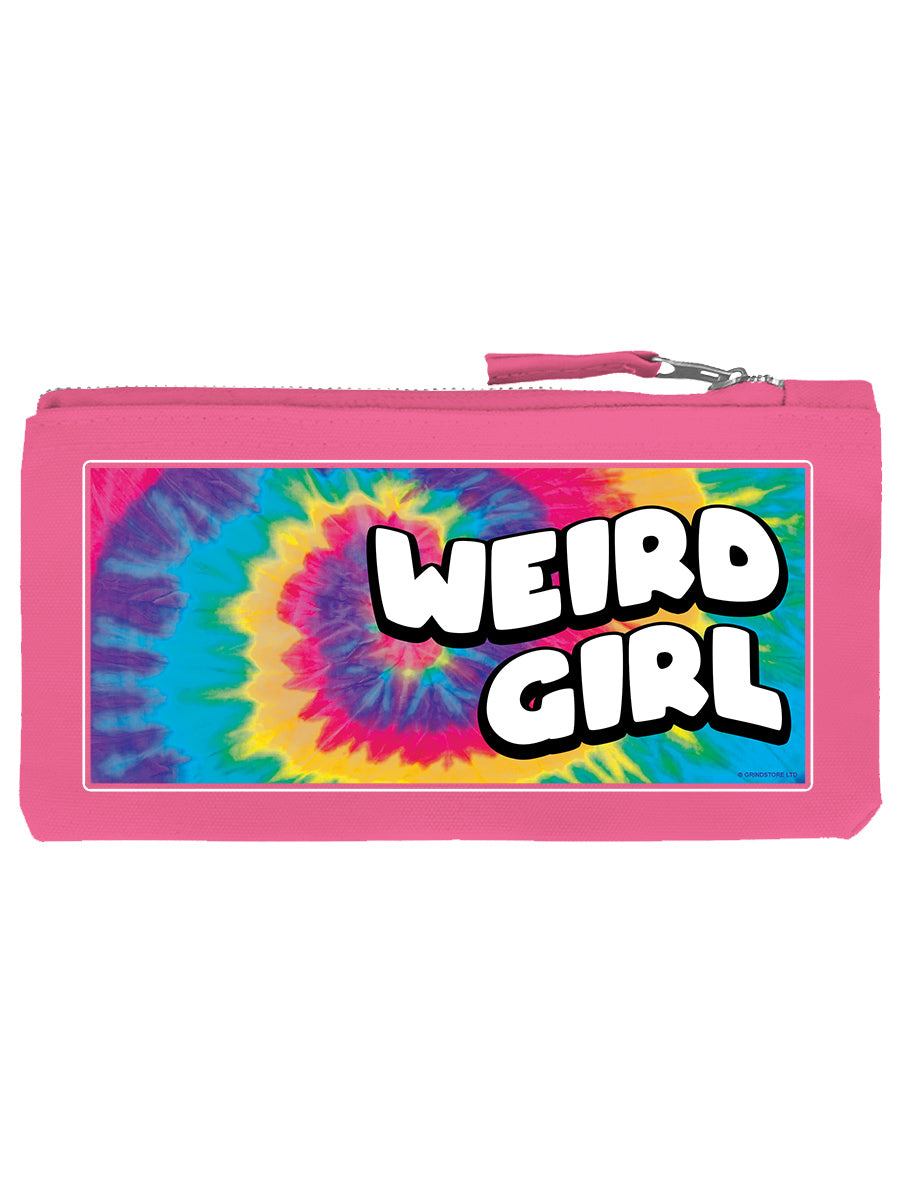 Weird Girl Pink Pencil Case