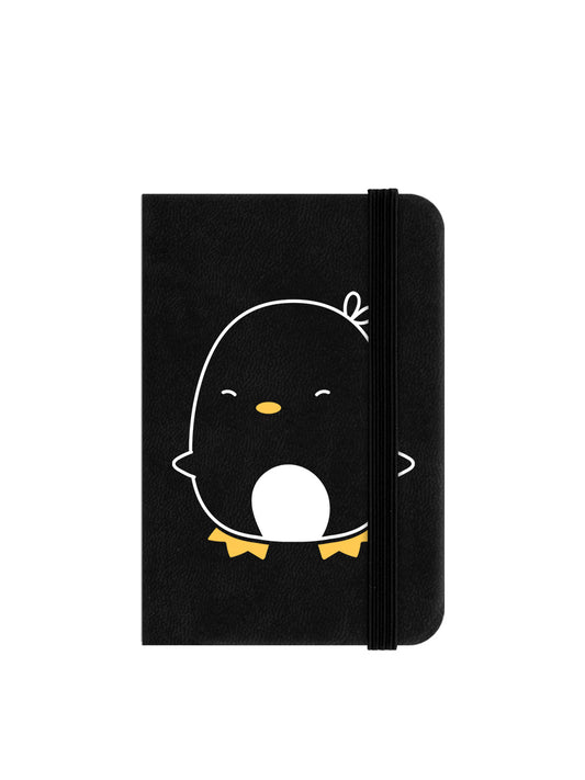 Evil Penguin Mini Black Notebook