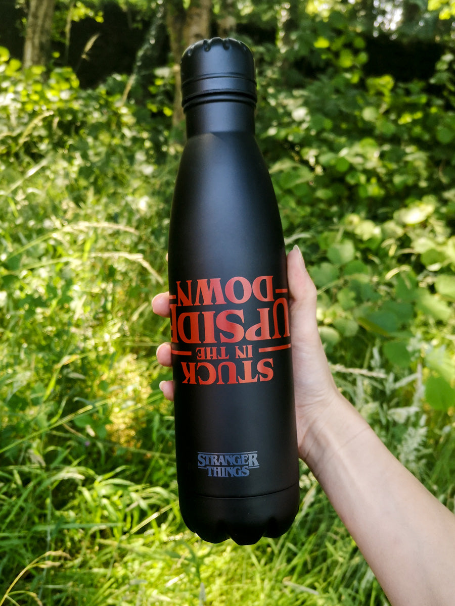 Stranger Things Stuck in the Upside Down Metal Drinks Bottle