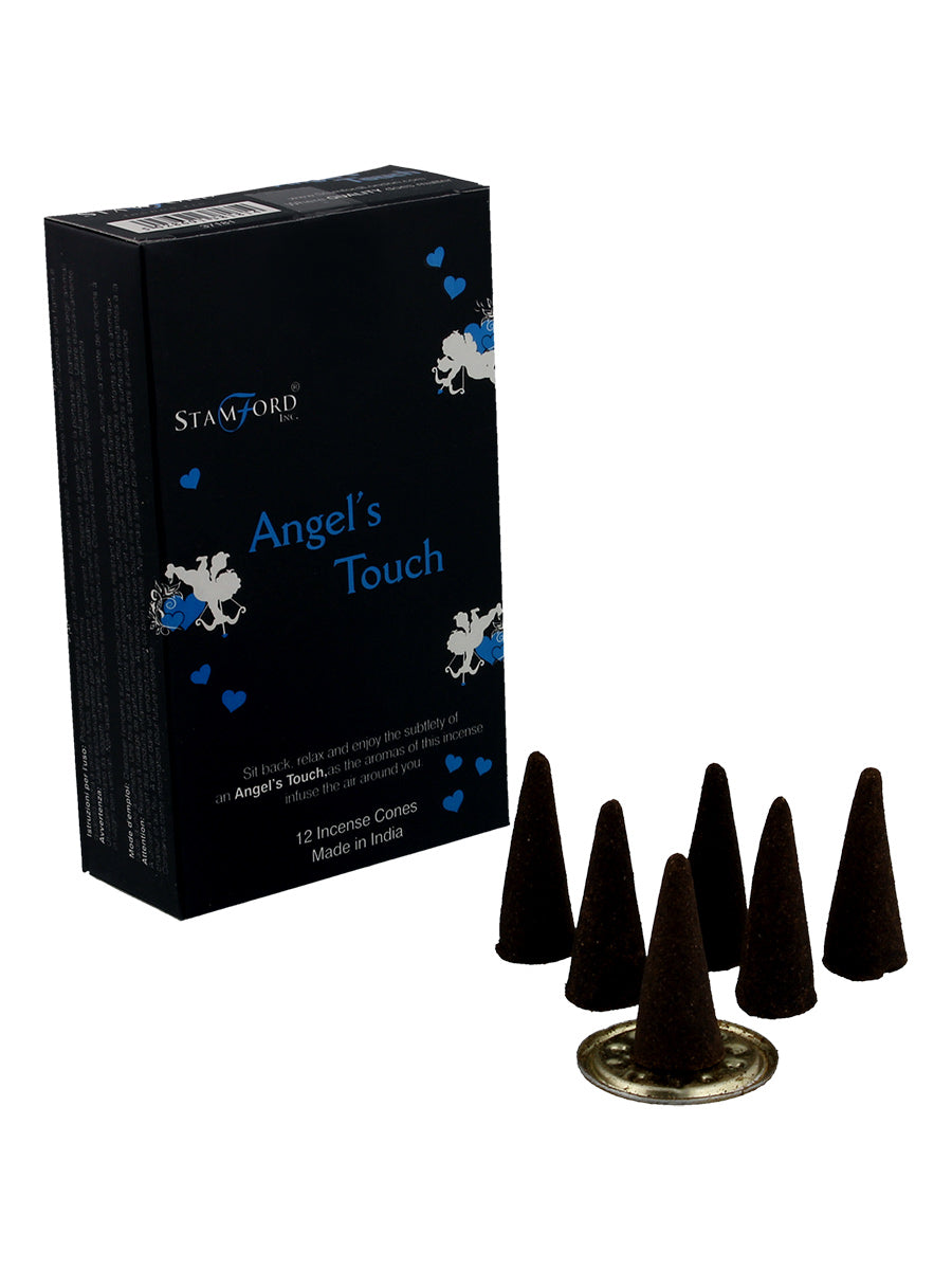 Stamford Black Incense Cones - Angel's Touch