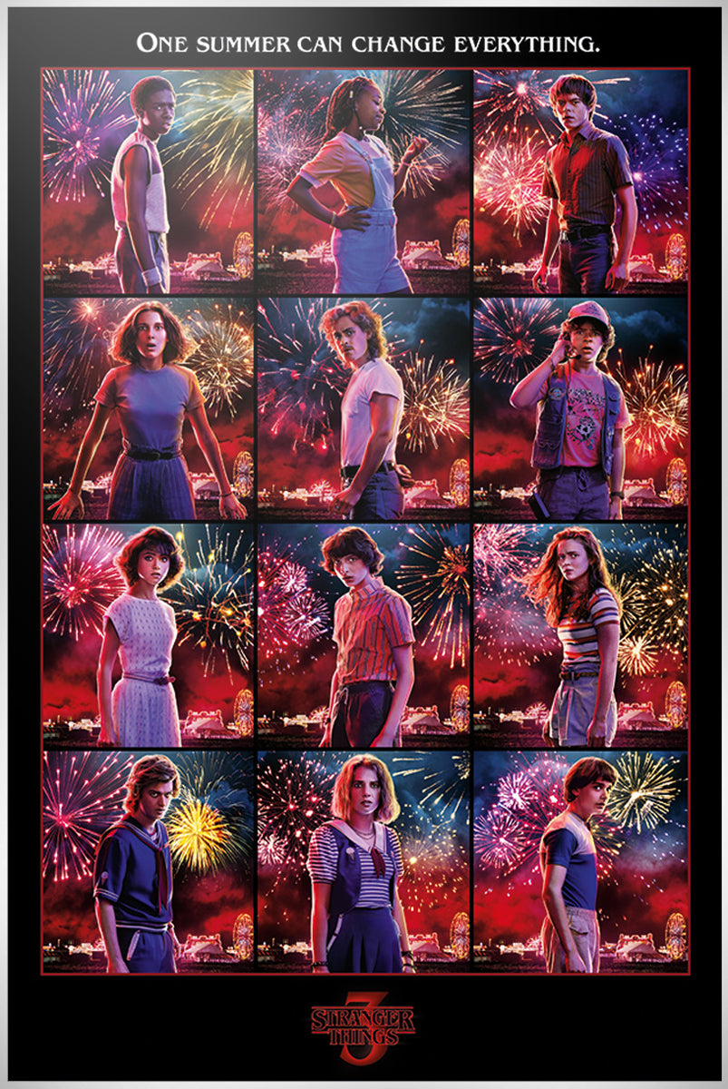 Stranger Things Character Montage Maxi Poster