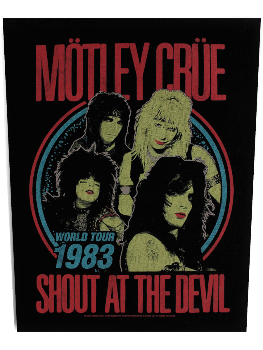 Motley Crue Shot At The Devil Backpatch