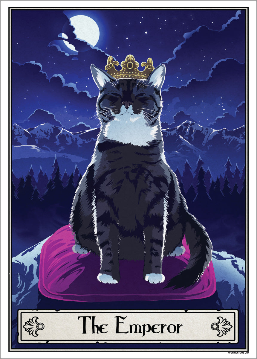 Deadly Tarot Felis - The Emperor Mini Poster