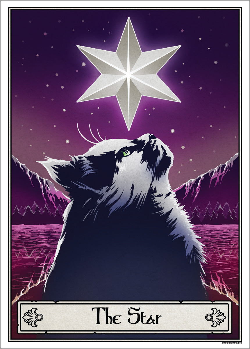 Deadly Tarot Felis - The Star Mini Poster
