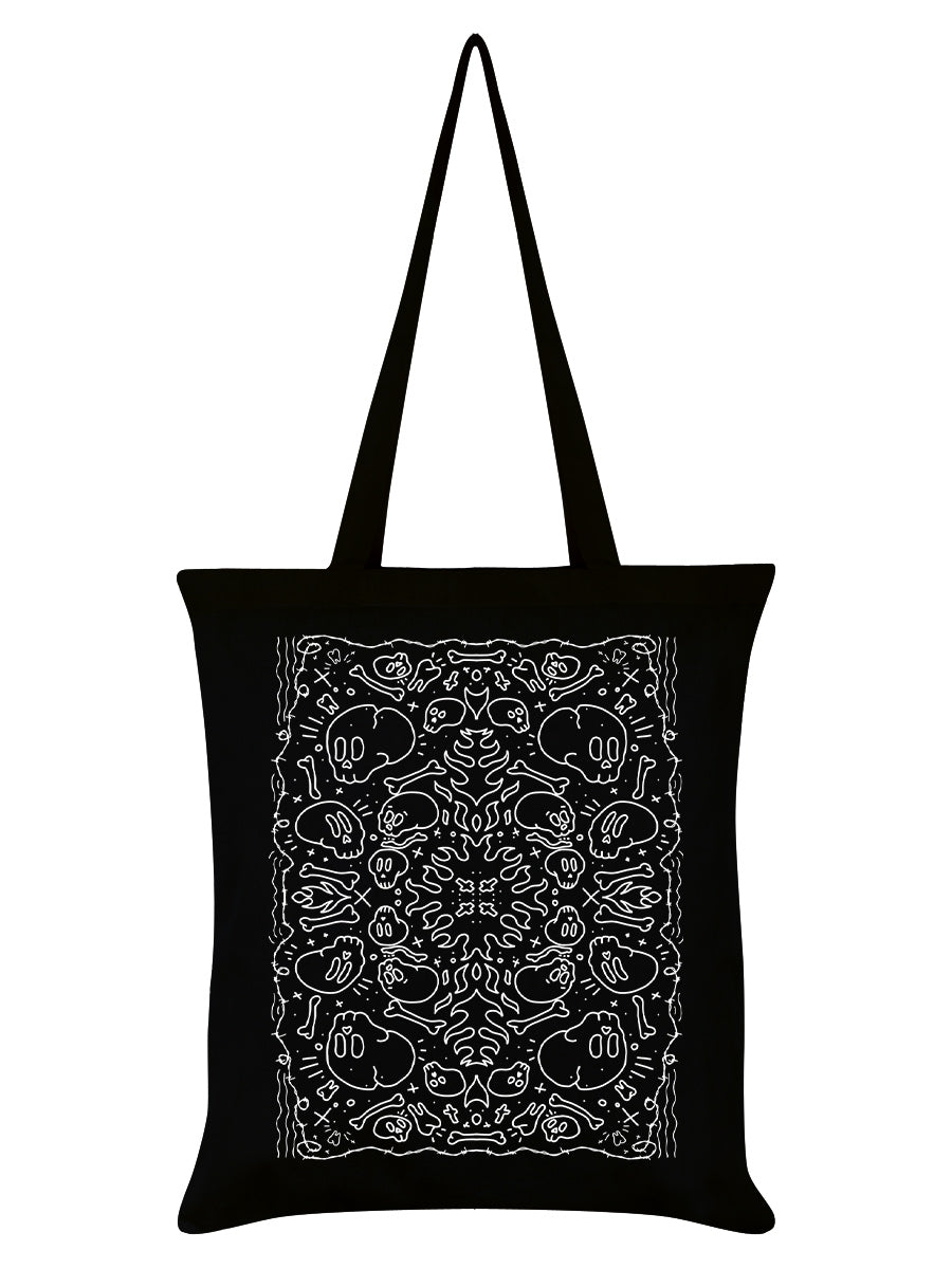 Skull N Bones Black Tote Bag