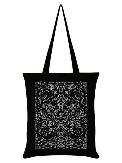 Skull N Bones Black Tote Bag