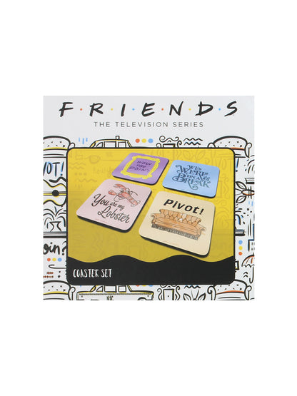 Friends (Quotes) 4 Coaster Set
