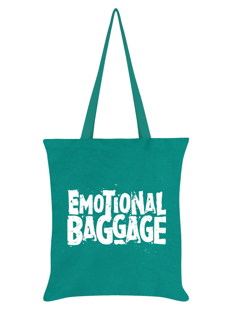 Emotional Baggage Emerald Green Tote Bag