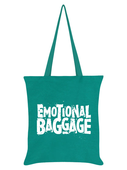 Emotional Baggage Emerald Green Tote Bag