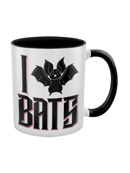 I Love Bats Black Inner 2-Tone Mug