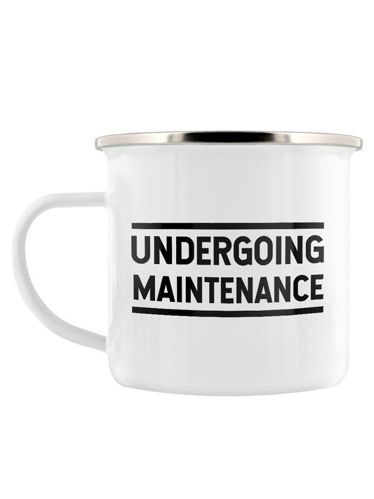Undergoing Maintenance Enamel Mug