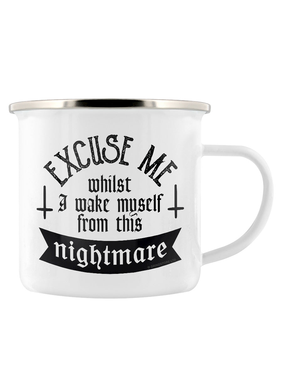 Wake Up From This Nightmare Enamel Mug