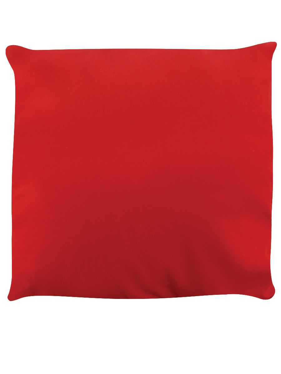 Raven Heart Red Cushion