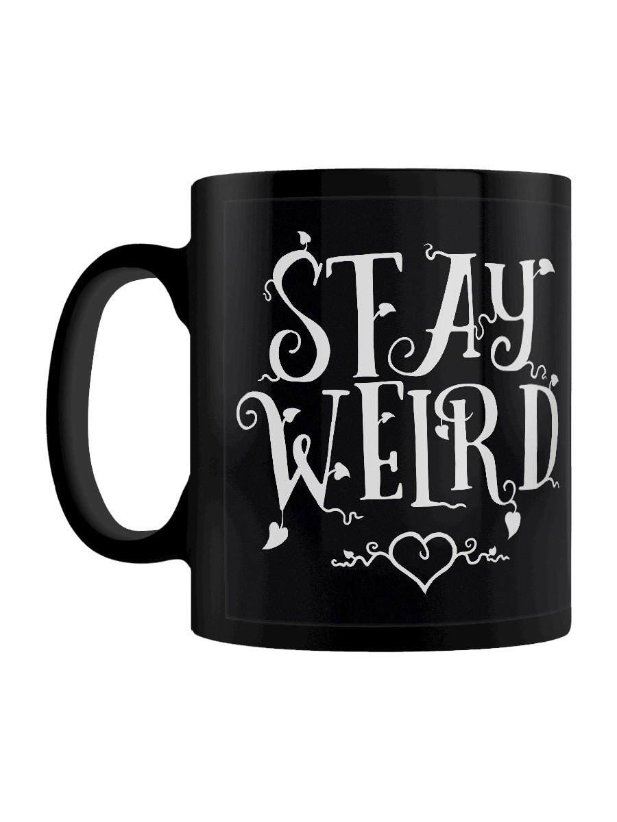 Stay Weird Black Mug
