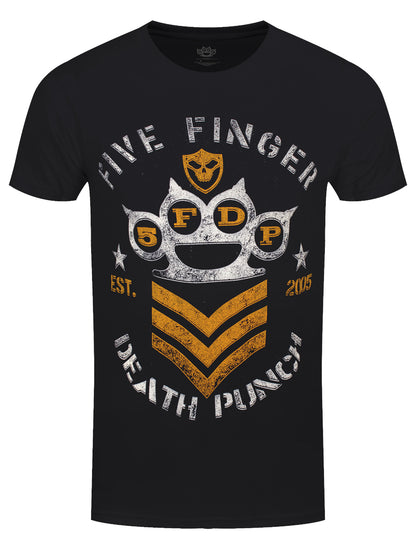 Five Finger Death Punch Chevron Men's Black T-Shirt