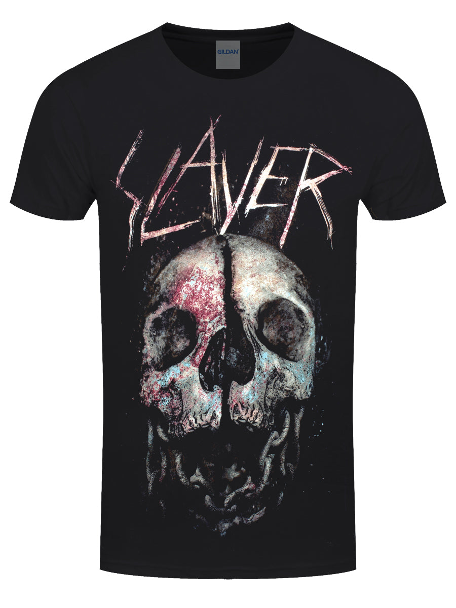 Slayer Cleaved Skull Men's Black T-Shirt