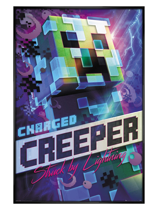 Minecraft Charged Creeper Maxi Poster