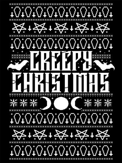 Creepy Christmas Black Santa Sack