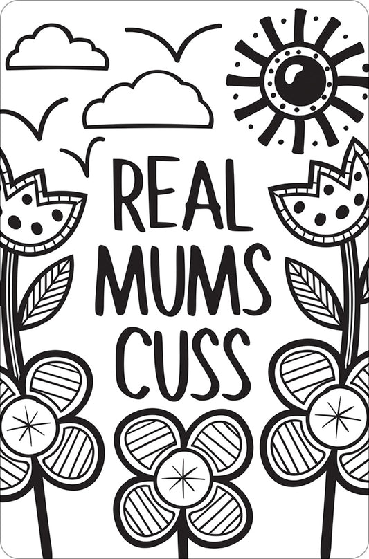 Real Mums Cuss Greet Tin Card