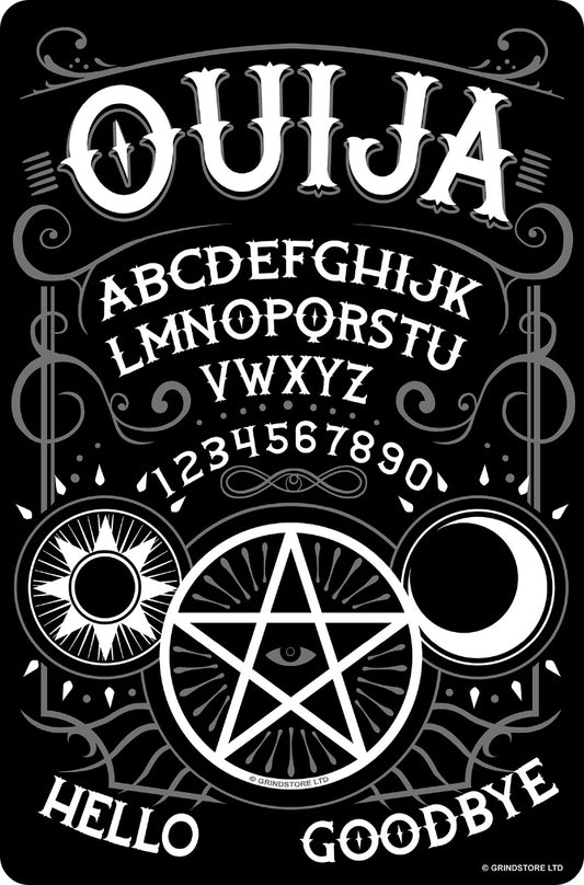 Ouija Greet Tin Card