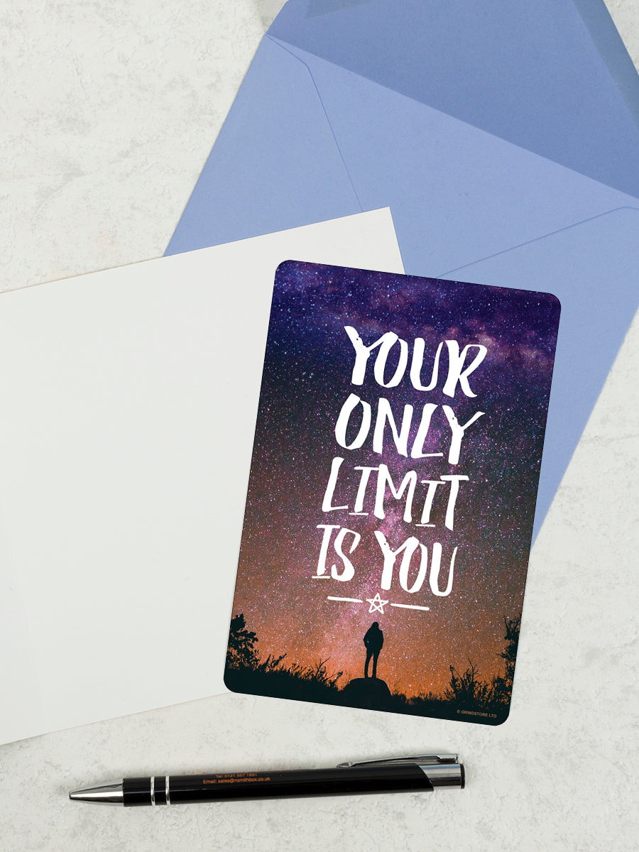 Your Only Limit Is You Greet Tin Card