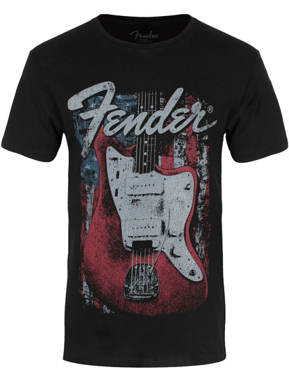 Fender Distressed Guitar Men's Black T-Shirt