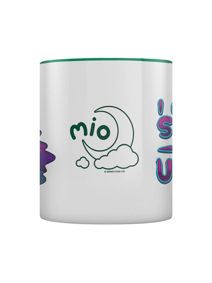 Mio Moon I Myself Am Strange & Unusual Green Inner 2-Tone Mug