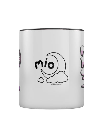 Mio Moon Normal People Scare Me Black Inner 2-Tone Mug