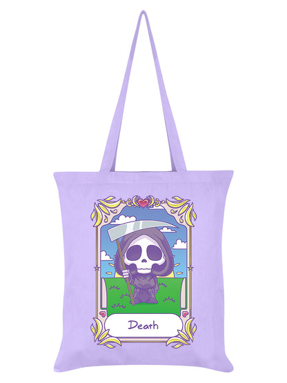 Deadly Tarot Kawaii - Death Lilac Tote Bag