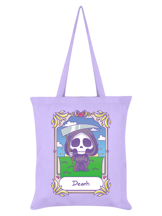 Deadly Tarot Kawaii - Death Lilac Tote Bag