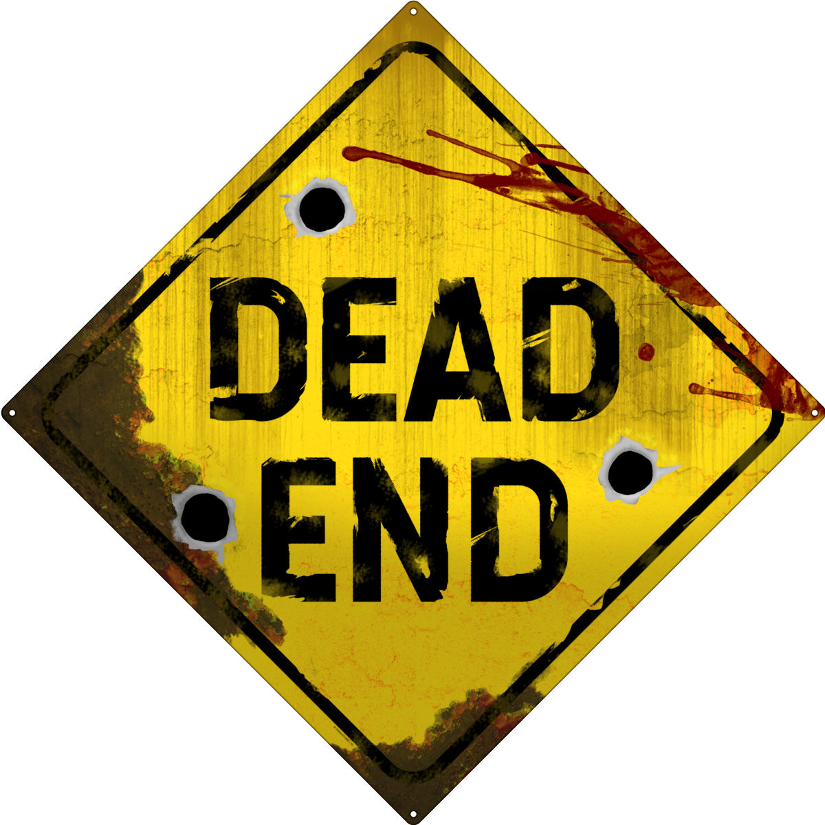 Dead End Tin Sign