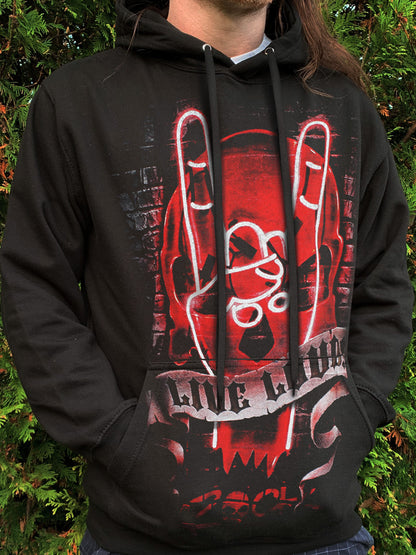 Spiral Live Loud Men's Black Hoodie