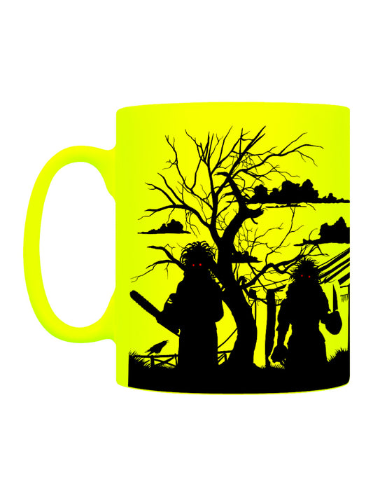 Horror Circus Yellow Neon Mug