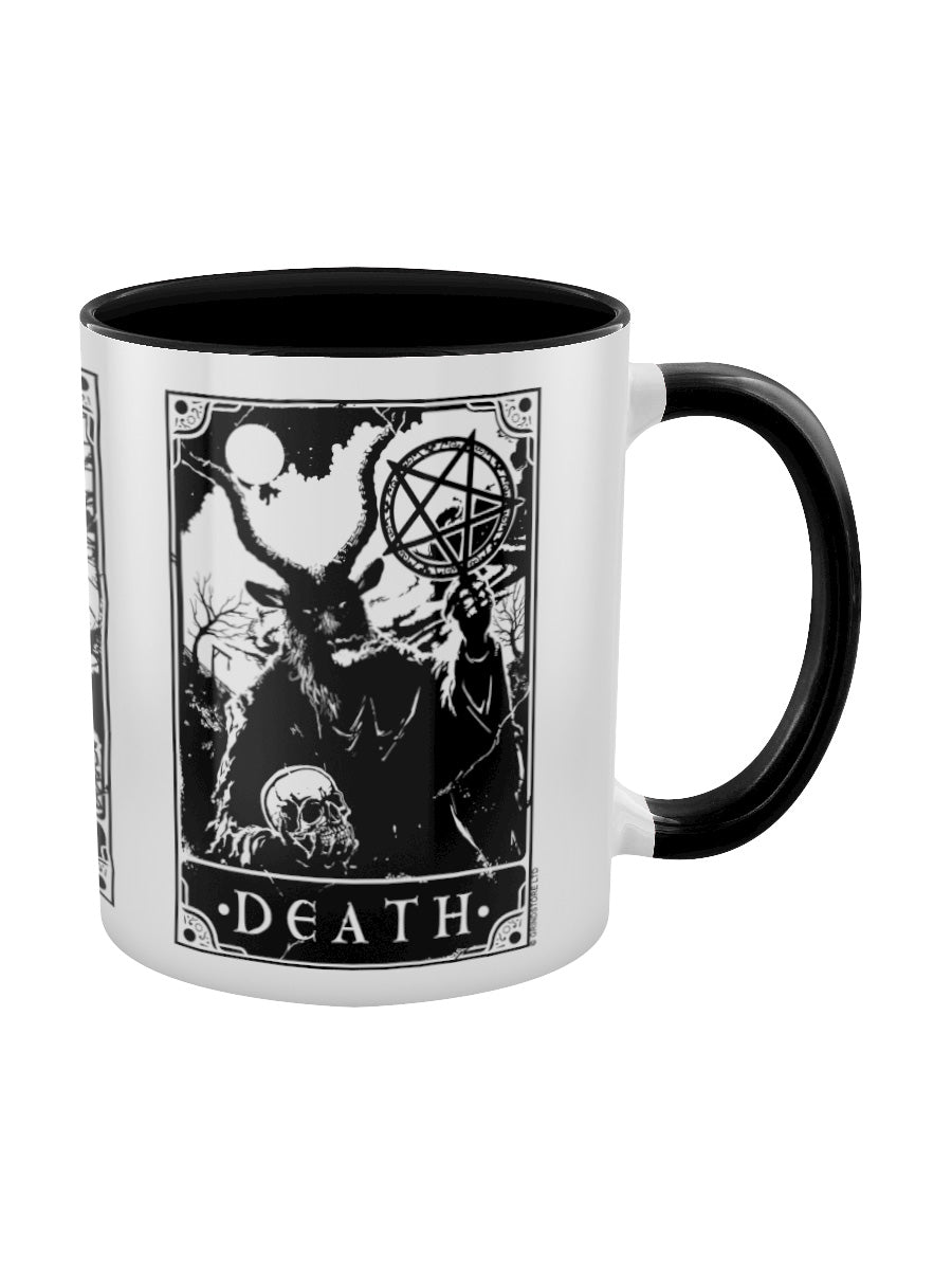 Deadly Tarot - The Devil, The Lovers & Death Black Inner 2-Tone Mug