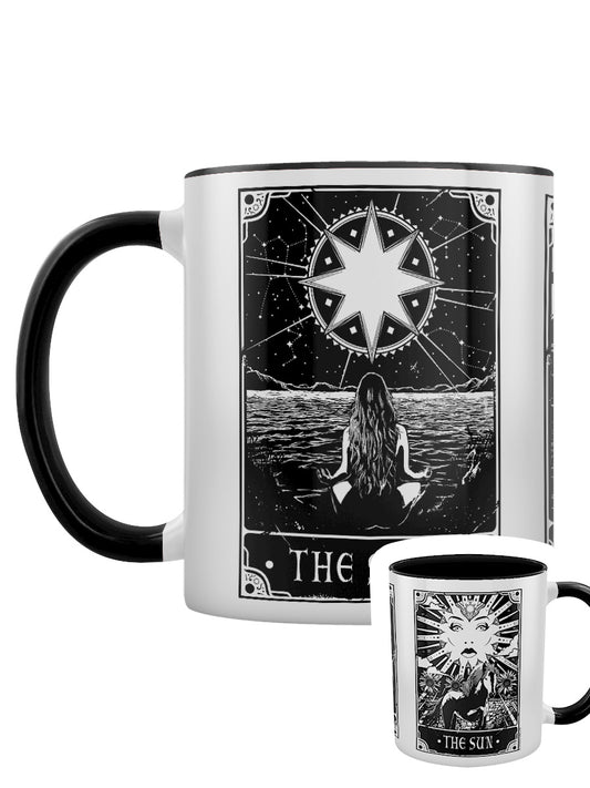 Deadly Tarot - The Star, Strength & The Sun Black Inner 2-Tone Mug