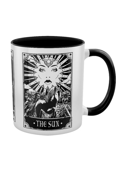 Deadly Tarot - The Star, Strength & The Sun Black Inner 2-Tone Mug