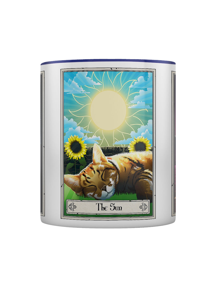 Deadly Tarot Felis - The Moon, The Sun & The Star Blue Inner 2-Tone Mug