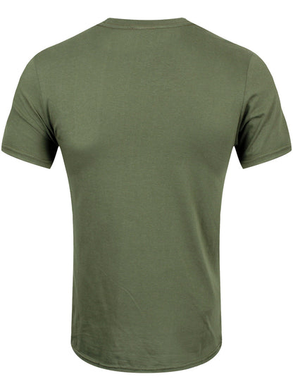 Jurassic Park Mono Logo Men's Green T-Shirt