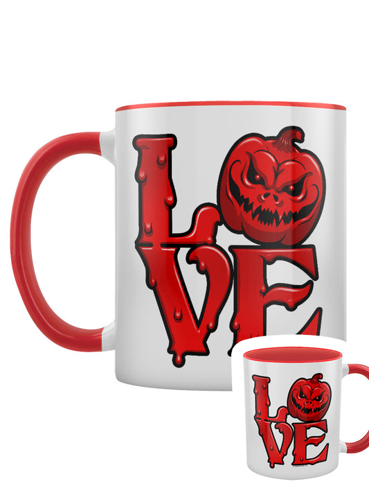 Love Halloween Red Inner 2-Tone Mug