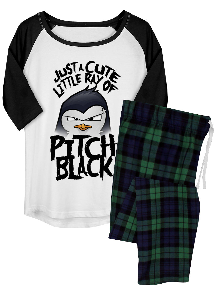 Psycho Penguin Cute Little Ray Of Pitch Black Ladies Long Pyjama Set