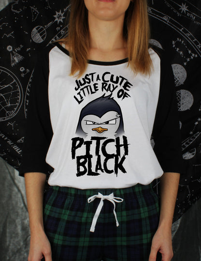 Psycho Penguin Cute Little Ray Of Pitch Black Ladies Long Pyjama Set