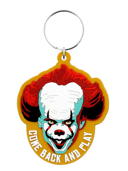 IT Chapter Two Come Back and Play Rubber Keychain
