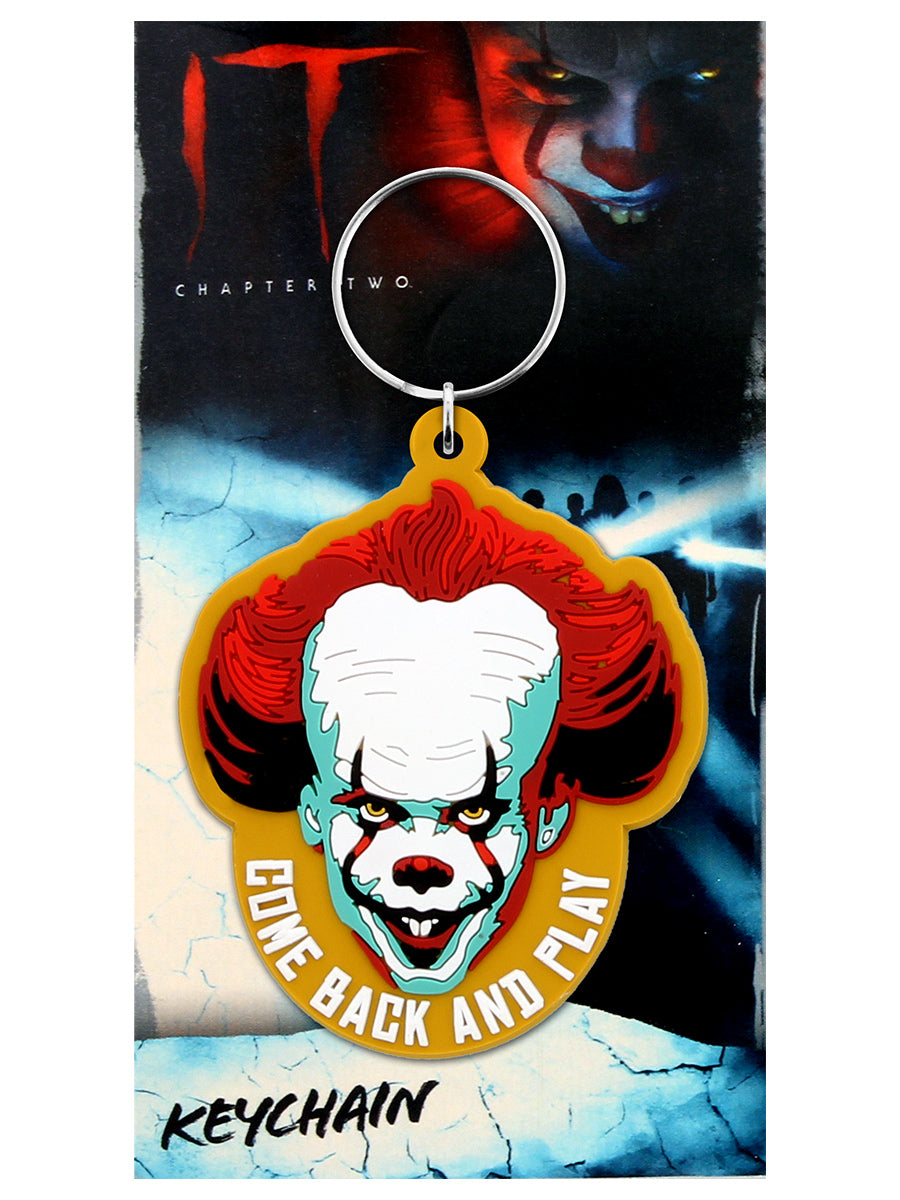 IT Chapter Two Come Back and Play Rubber Keychain