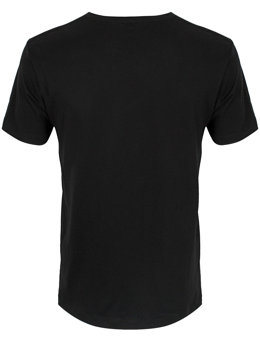 Nirvana Distressed Logo Men's Black T-Shirt