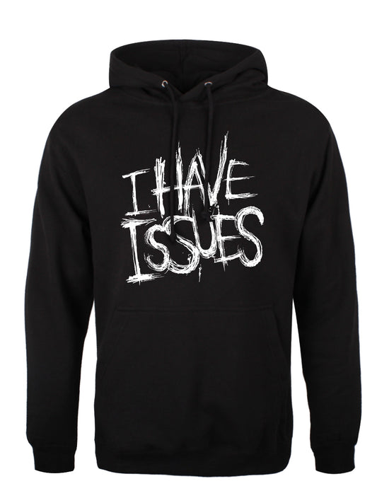 I Have Issues Men's Black Hoodie