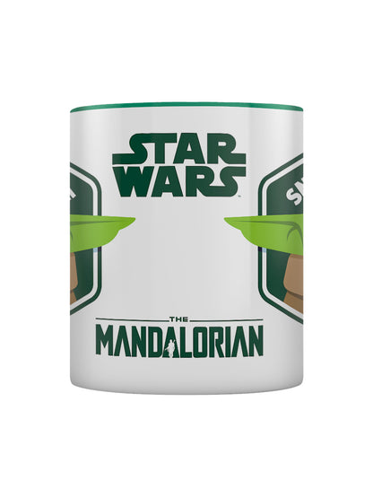 Star Wars: The Mandalorian (Snack Time) Green Coloured Inner Mug