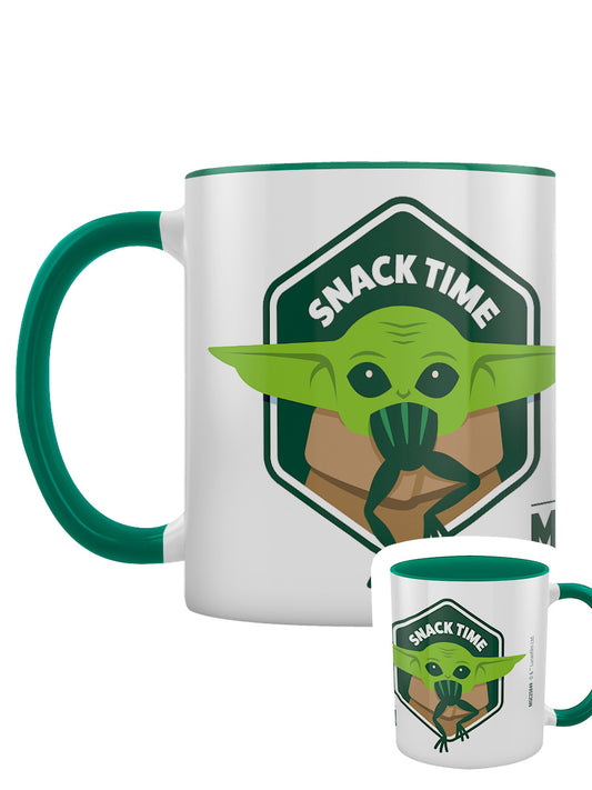 Star Wars: The Mandalorian (Snack Time) Green Coloured Inner Mug